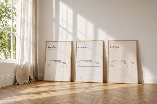 London 26.2 — 2026 — Personalised Race Route Art